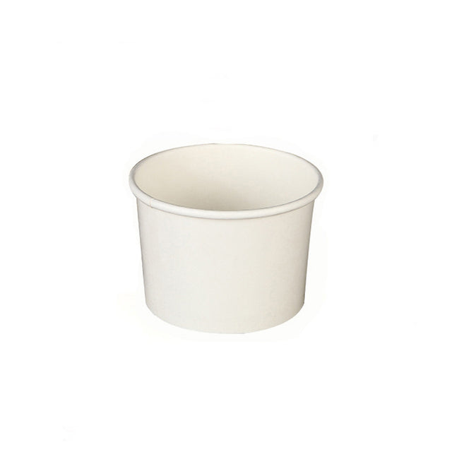 Paper Soup Container 12oz – White – Ecogate (500pcs)