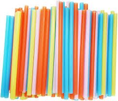Plastic Straws- Milkshake/Jumbo 10 Color