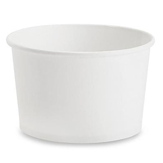 Paper Soup Container 16oz – White – Ecogate (500pcs)