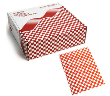 Checkered Sheets - Red - 12x12 MPC