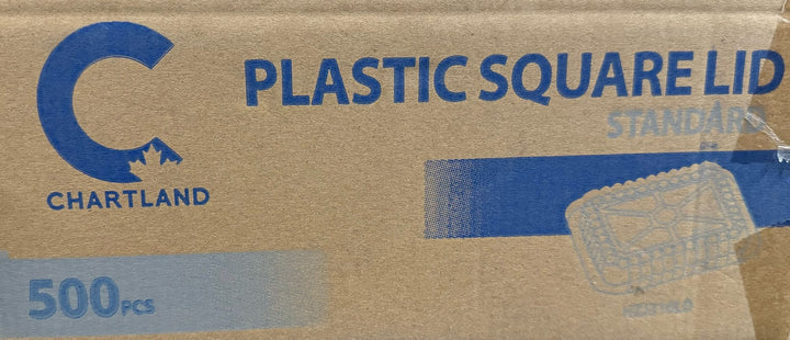 Plastic Dome Lid for 1.5 Lb Foil square Pan- charland