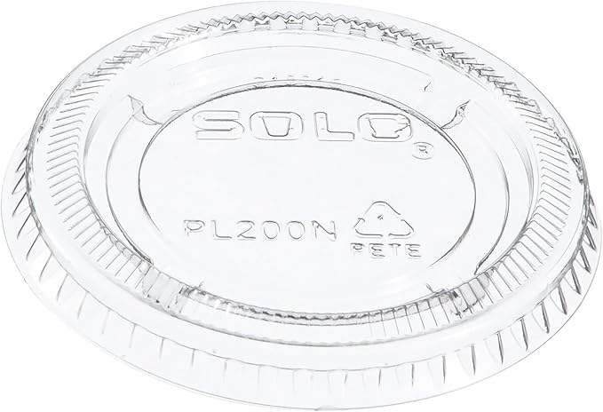 DART - CLEAR PLASTIC LID PL200N 2oz 20x125 EA