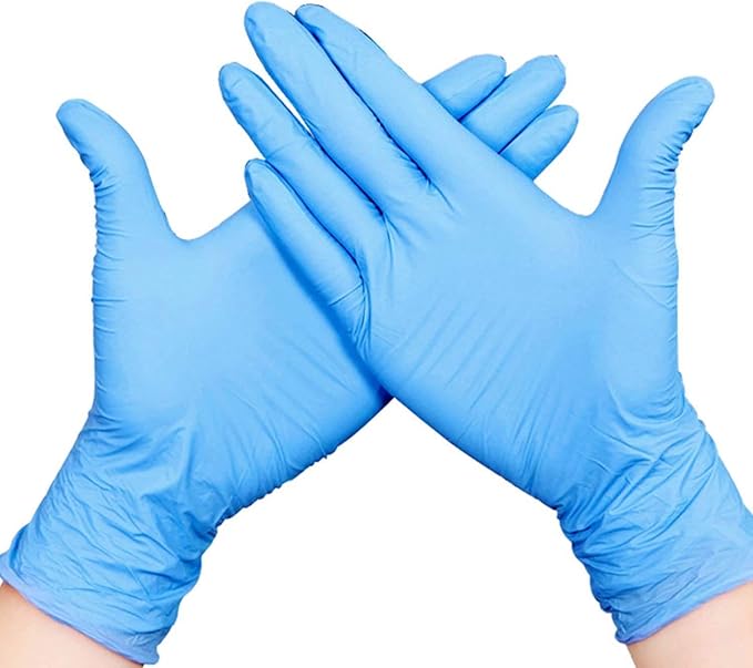 Intco Disposable Nitrile Gloves Blue -Large