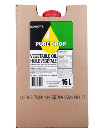 Pure Drop - Vegetable Oil Box