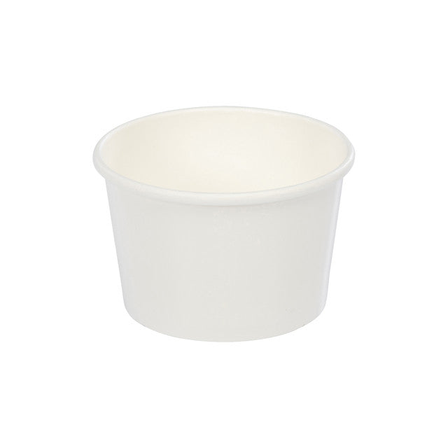 Paper Soup Container 8oz – White – Ecogate (500pcs)