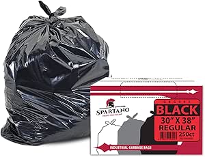 Spartano - Garbage Bags - Strong - Black - 30x38