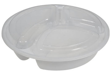 9 Round Microwavable Container 3 comp. Combo