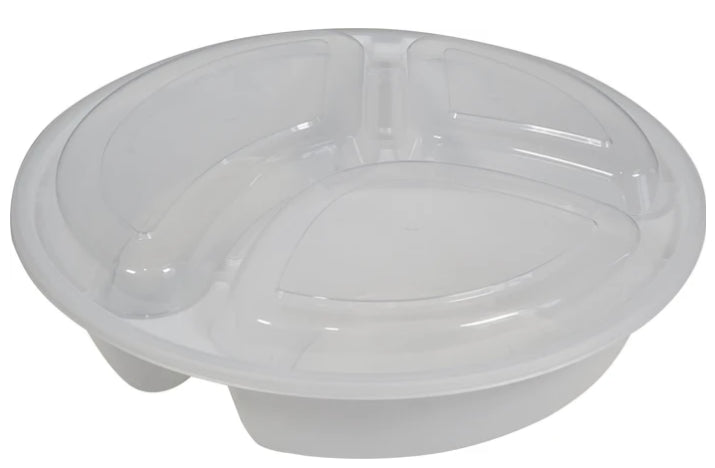 9 Round Microwavable Container 3 comp. Combo
