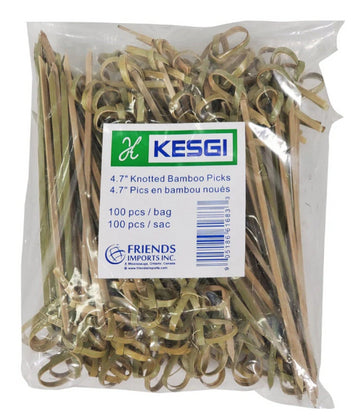 Bamboo Knot Pick - 6 - Green- BK36151