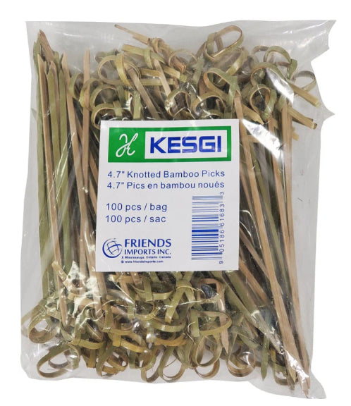 Bamboo Knot Pick - 6 - Green- BK36151