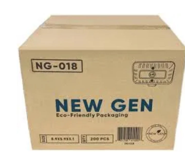 New Gen Clamshell Container - 9x6x3 -018