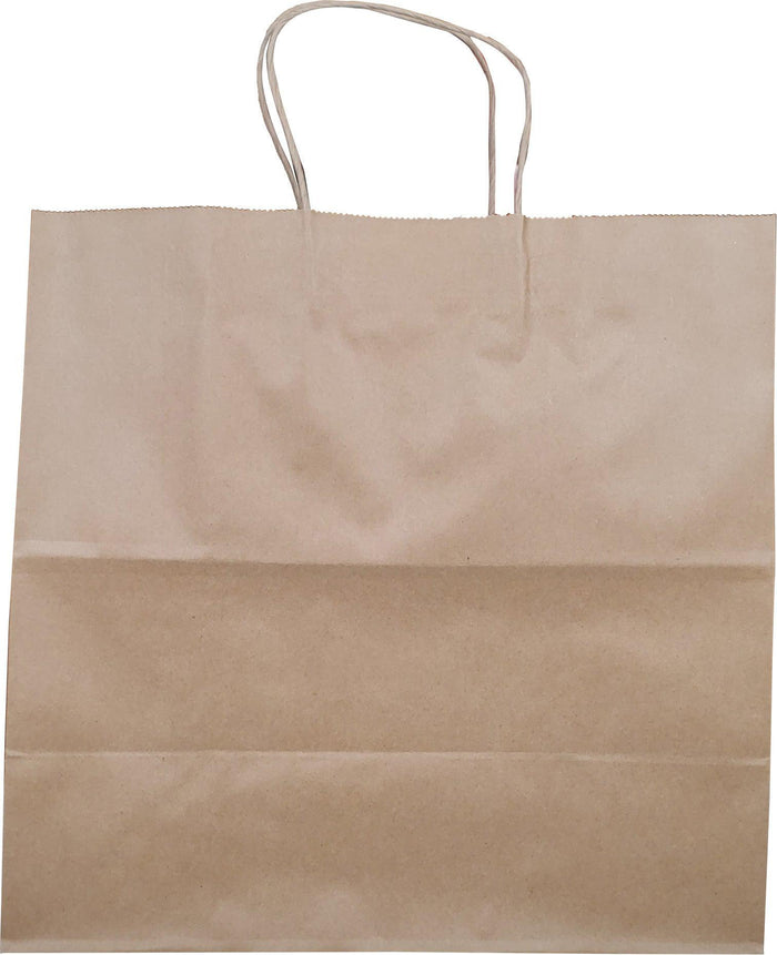 Prime Bags - Delta - Self Adhesive paper bags with twisted handles- 13X7X13