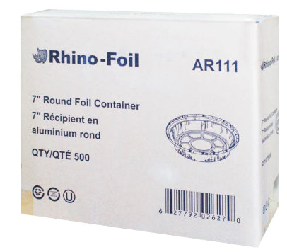 Rhino-Foil - 7 Round Aluminium Container - AR111