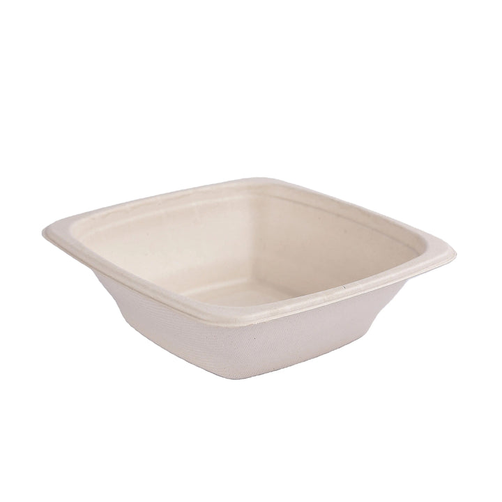 Bagasse Square Bowl - 500 PCS in a Box