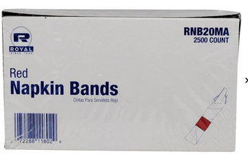 Napkin Bands - 4.25x1.5 - Red