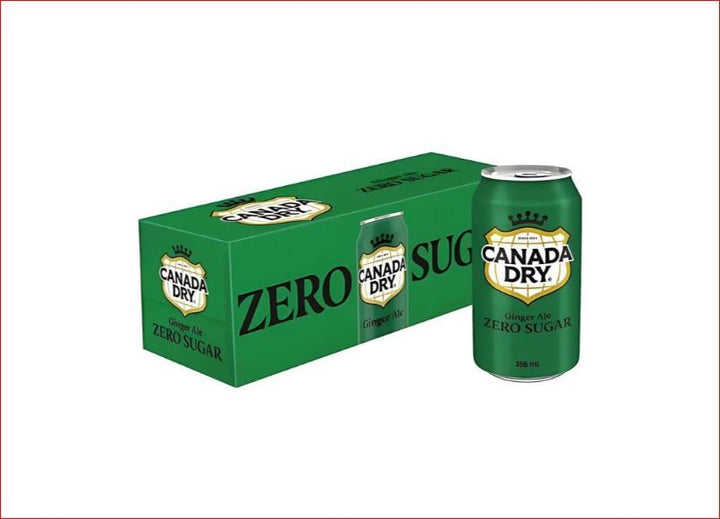 Canada Dry-Ginger Ale - Coke - Zero- Cans (355ml)