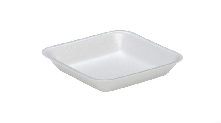 Foam Meat Tray - White - #14- Pack All- (500pcs)