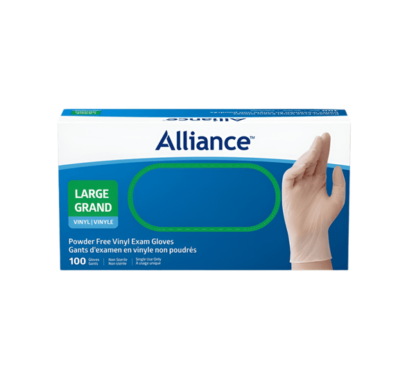 Alliance Vinly Large Clear Gloves (Feroz)