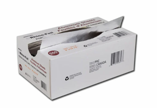 Rhino-Foil - 9*10.75 Alum. Foil Pop up Sheets