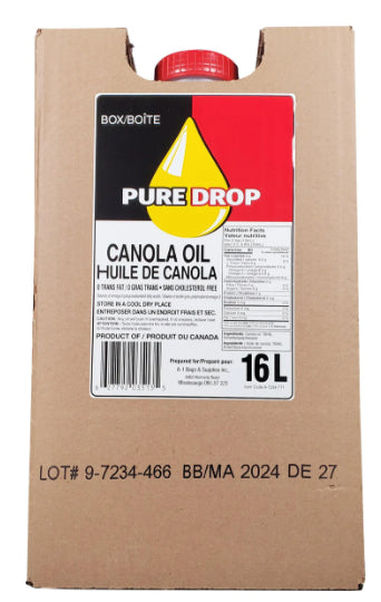 Pure Drop - Canola Oil Box