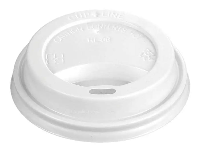 Dome Lid for Paper Hot Cup - 8oz- White