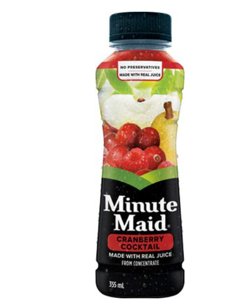 Minute Maid - Juice - Cranberry Cocktail - PET-12x355ml