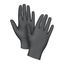 Nitrile Gloves-Black - 6mil- X-Large
