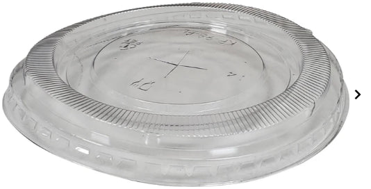 Flat Pet Lids for 7/9/10oz Clear X-slat- Morning Dew (1,000pcs)