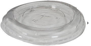 Flat Pet Lids for 7/9/10oz Clear X-slat- Morning Dew (1,000pcs)