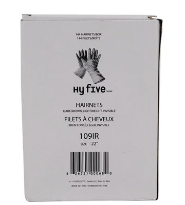 Hair Net 22 Invisible Dark Brown - Hy Five - 109IR