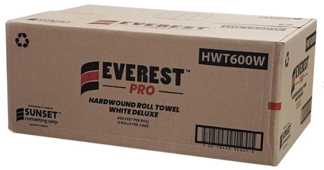 Everest Pro - White Paper Roll Towel - 600 - HWT600W