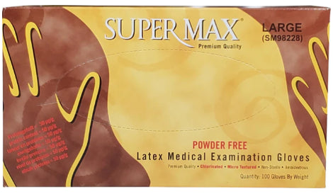 Latex Powder Free Gloves - Large