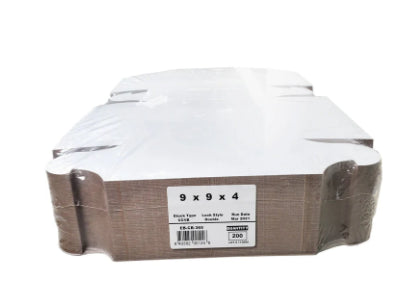 EB - White Cake Boxes - 9x9x4