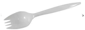 A Great basic Spork - Medium Weight- White