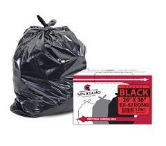 Garbage Bags 26X36 Extra Strong- Black