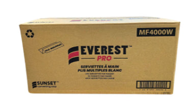 Everest Pro - Paper Hand Towel - Multifold - White - MF4000W